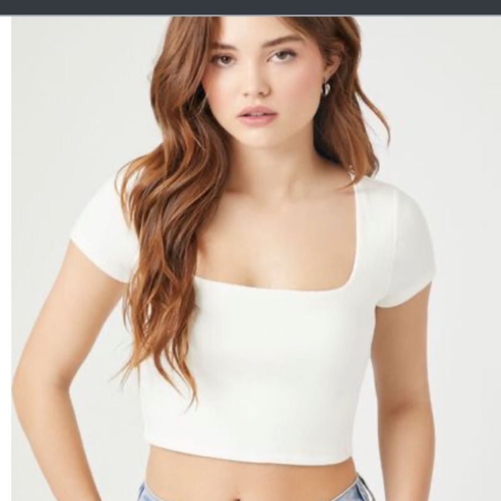 Forever 21 Stretch Crop Top
